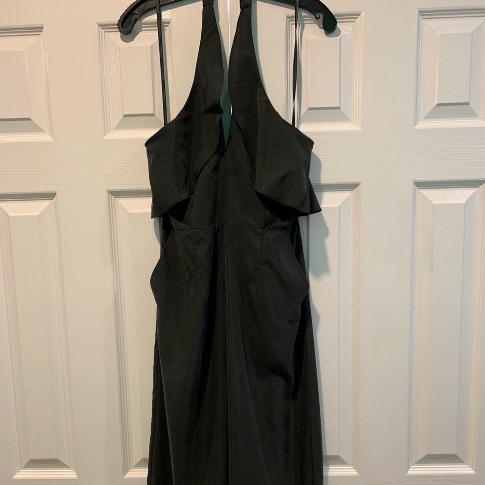 BCBGeneration Ruffle Halter Jumpsuit - Picture 2 of 5